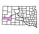 Map of Pennington County