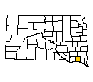Map of Yankton County