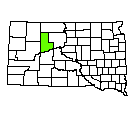 Map of Ziebach County