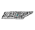Map of Cannon County