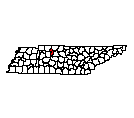 Map of Cheatham County