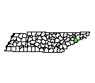 Map of Cocke County