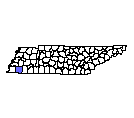 Map of Fayette County