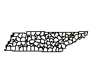 Map of Grainger County
