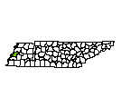 Map of Lauderdale County