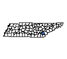 Map of McMinn County