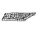 Map of Rhea County