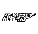 Map of Rutherford County