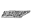 Map of Trousdale County