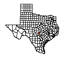 Map of Blanco County
