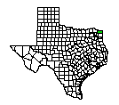Map of Bowie County