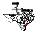 Map of Calhoun County