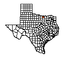 Map of Cooke County