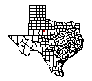 Map of Fisher County