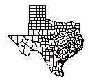 Map of Frio County