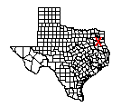 Map of Gregg County