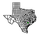 Map of Lavaca County