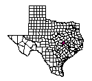 Map of Milam County
