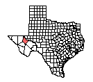 Map of Reeves County