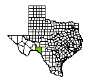 Map of Val Verde County