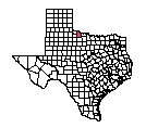 Map of Wilbarger County