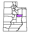 Map of Carbon County