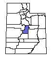 Map of Sanpete County
