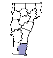 Map of Windham County