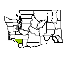 Map of Cowlitz County