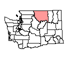 Map of Okanogan County