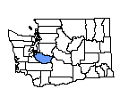 Map of Pierce County