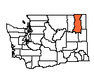 Map of Stevens County