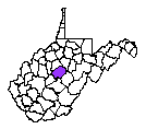 Map of Braxton County