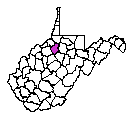 Map of Doddridge County
