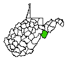 Map of Pendleton County