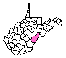 Map of Pocahontas County