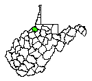 Map of Tyler County