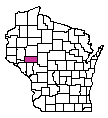 Map of Eau Claire County