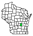Map of Green Lake County