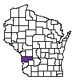 Map of Vernon County