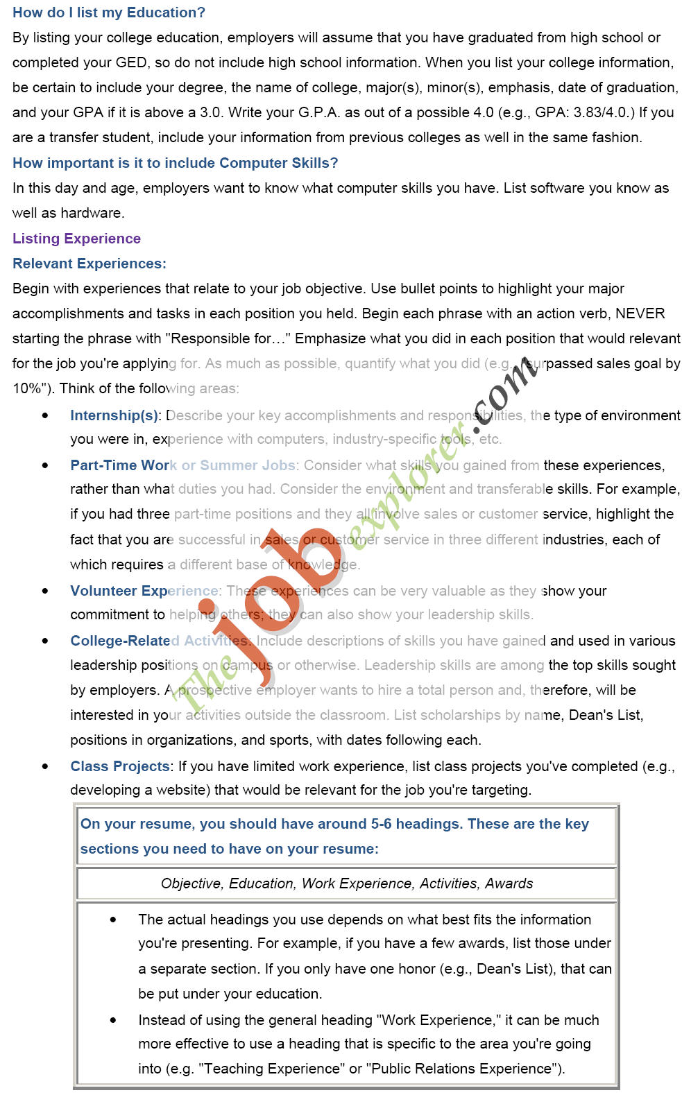 Cover Letter Examples For Resume from www.thejobexplorer.com